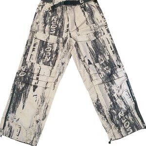Reese Cooper Outdoor Supply Cargo Pants in Olive/Cream Camo Pattern